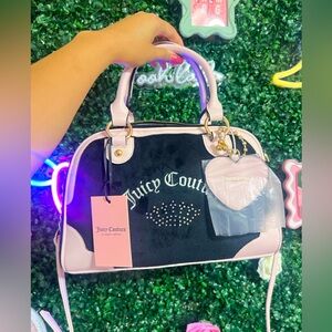 Juicy Couture Liquorice Urban-Heritage Bowler Bag